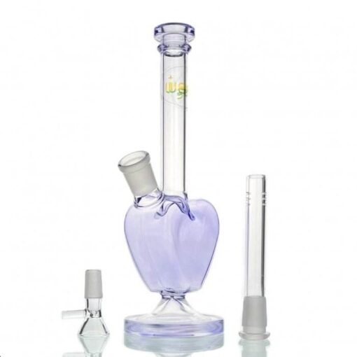 WEGE Love Heart Glass Bong 24cm