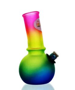 WEGE Rainbow Bubble Glass Bong 15cm