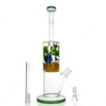 WEGE Underwater Landscape Green Glass Bong 33cm