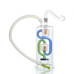 Glass Bubbler Water Pipe 16cm