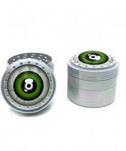 Fancy Eyeball Green Zinc Alloy 4 Piece Grinder 50mm