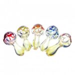 Flower Glass Dry Pipe 6.5cm